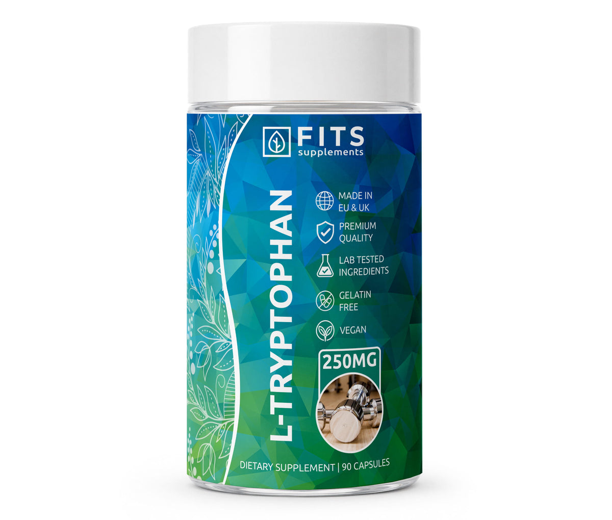 L-Tryptophan 250mg 90 kapsler