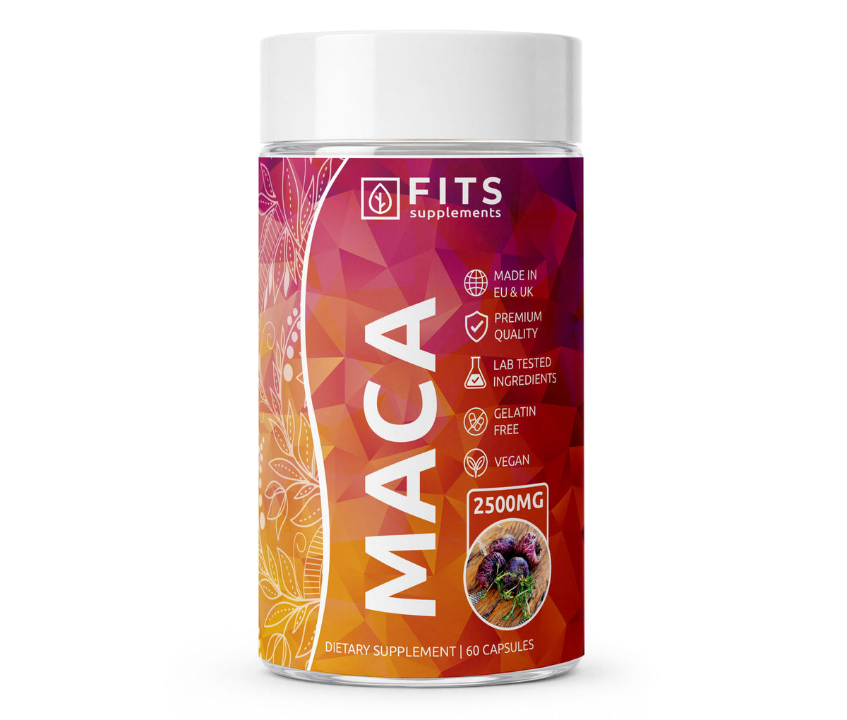 Maca Strong 2500 mg 60 kapsler