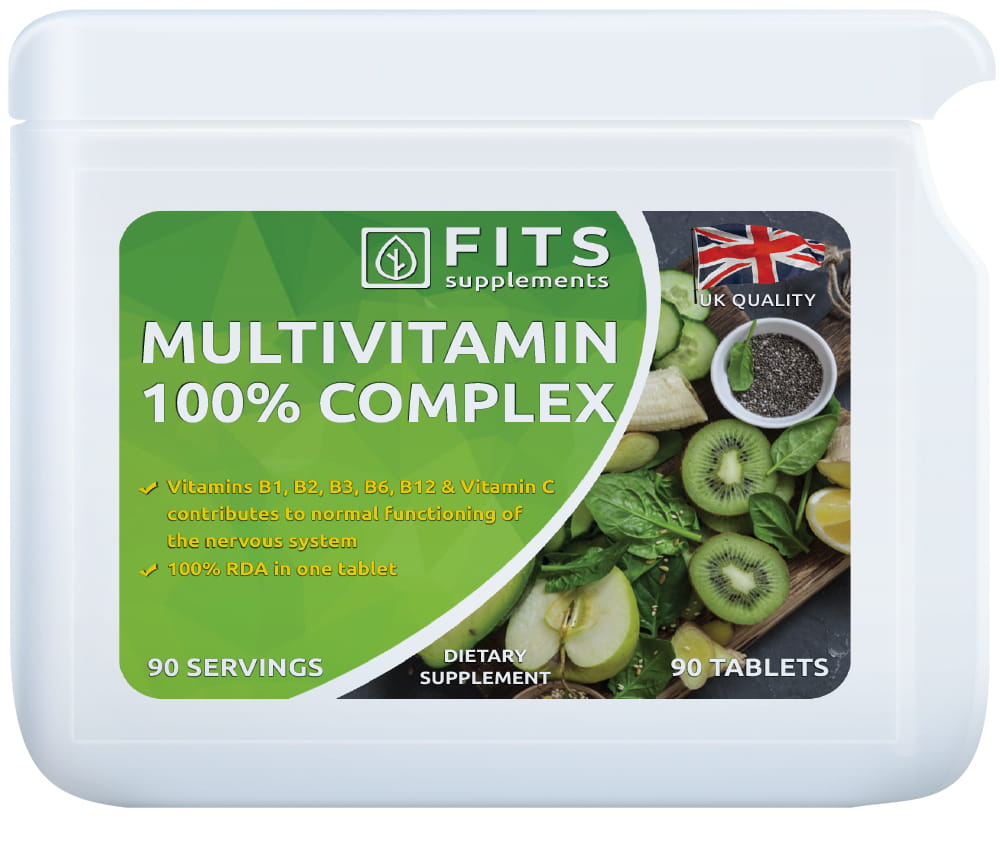 Multivitamin 100% Complex 90 tablets - FITS Dietary Supplements