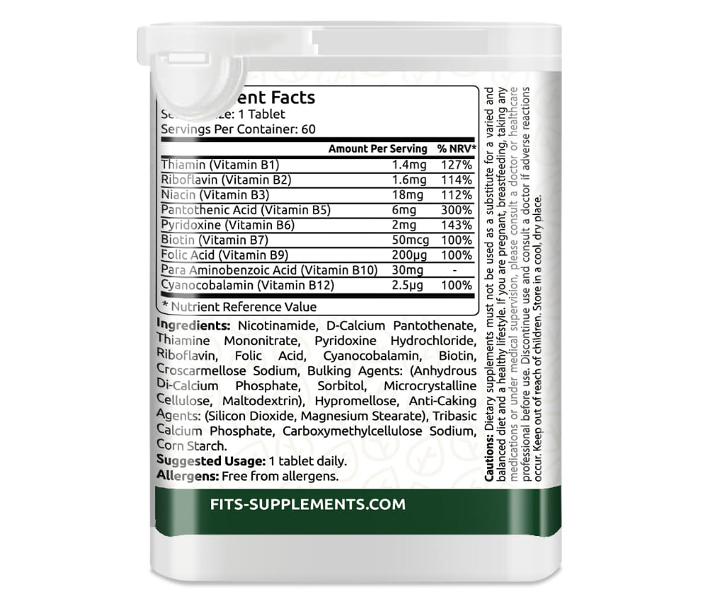 Vitamin B Komplekset 60 tabletter