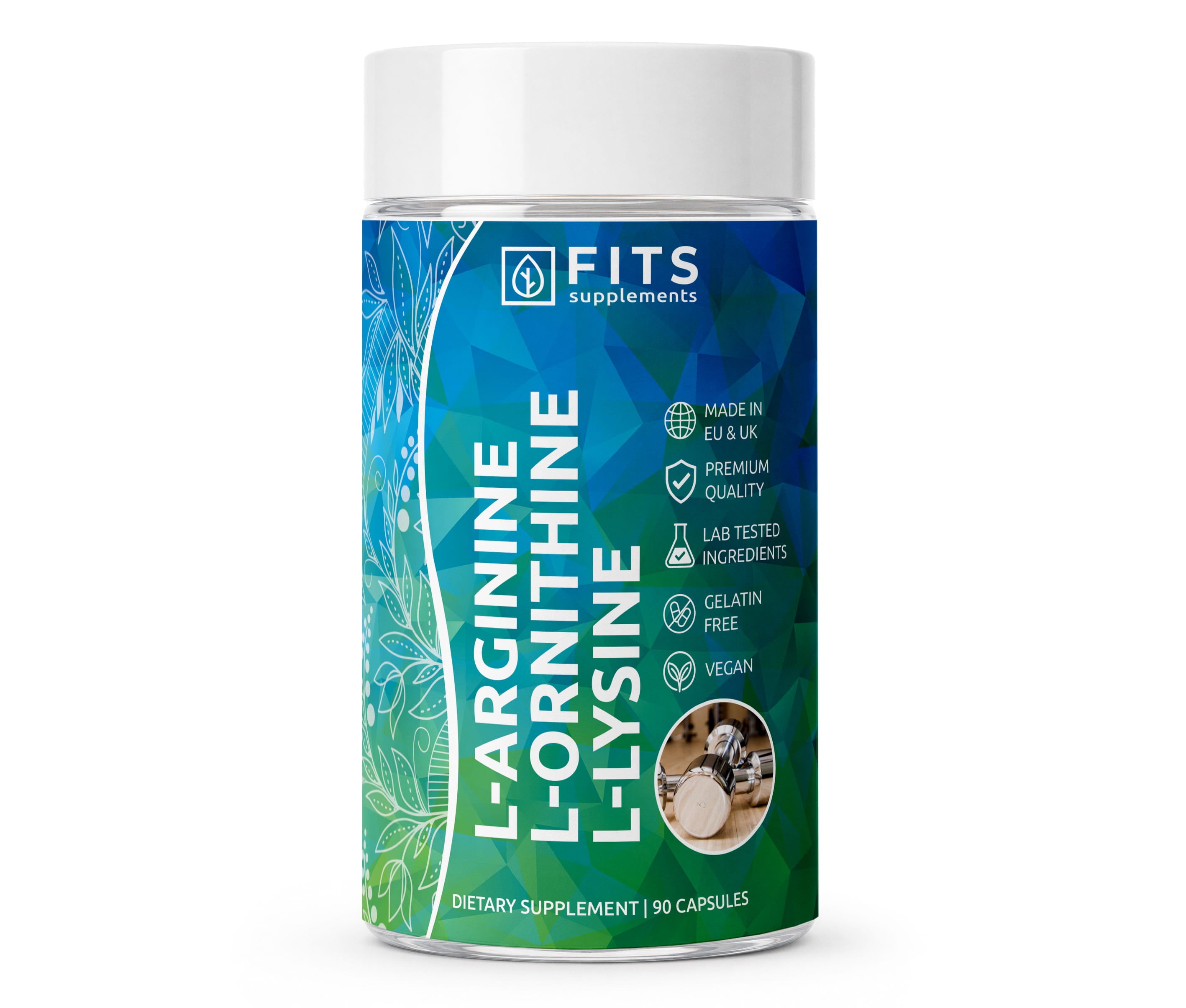 L-Arginine L-Ornithine L-Lysine 90 capsules