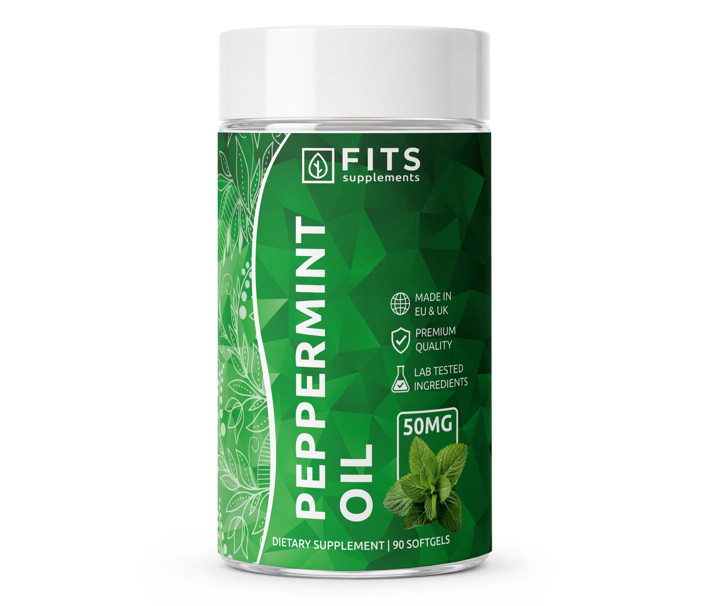 Pebermynteolie 50mg 90 bløde kapsler