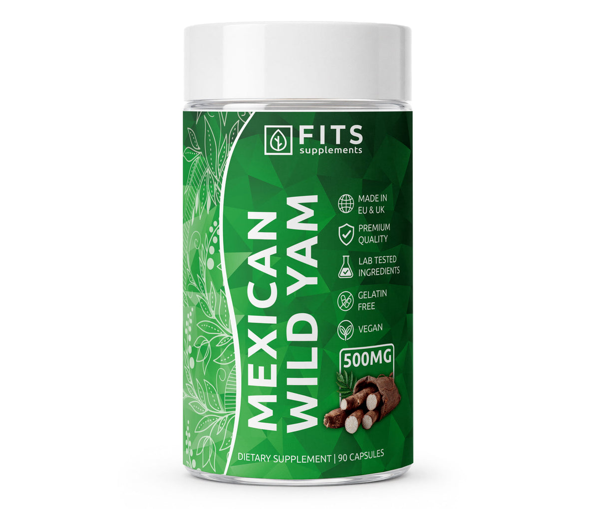 Mexicansk wild yam 500mg 90 kapsler
