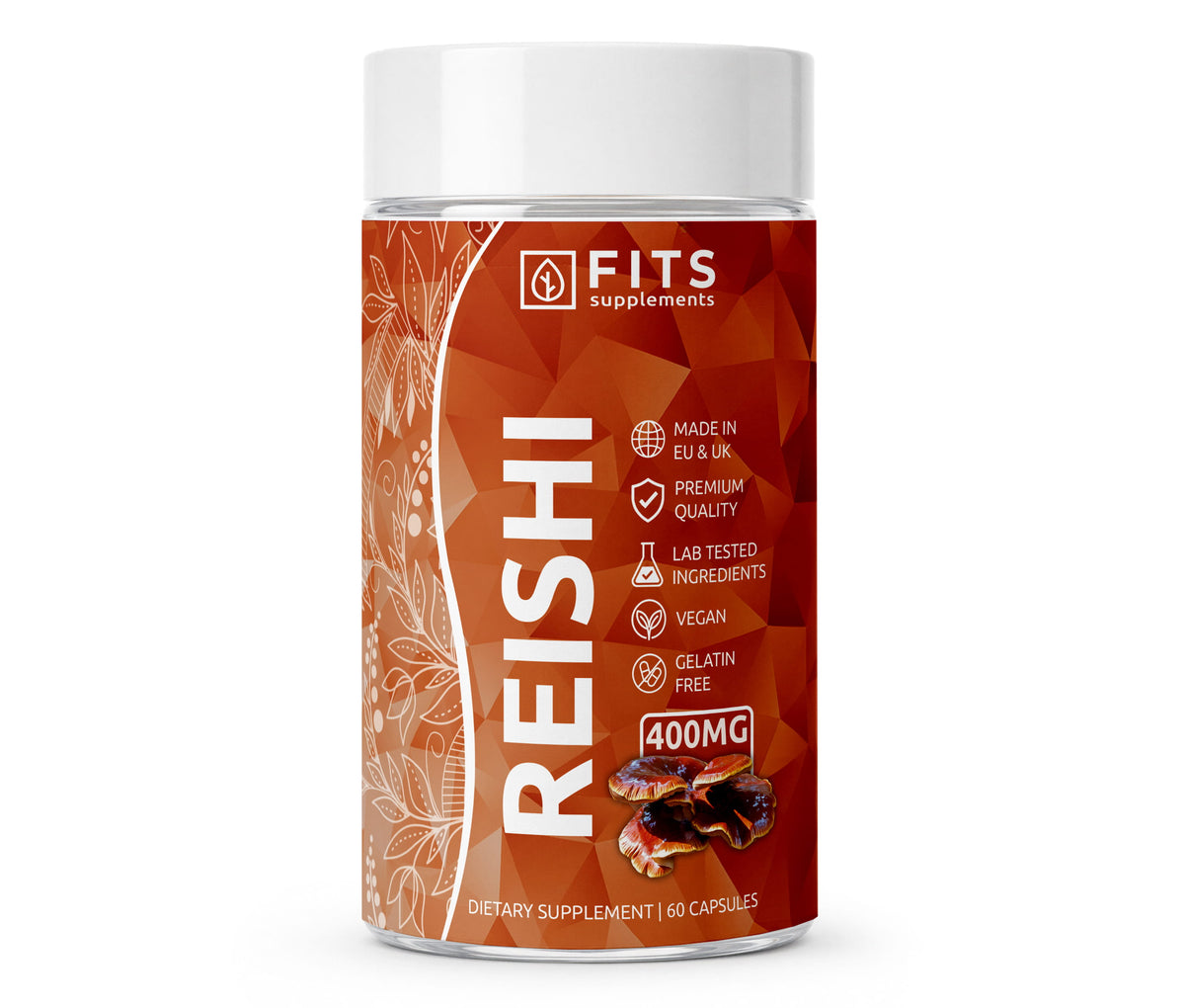 Økologisk Reishi 400mg 60 kapsler