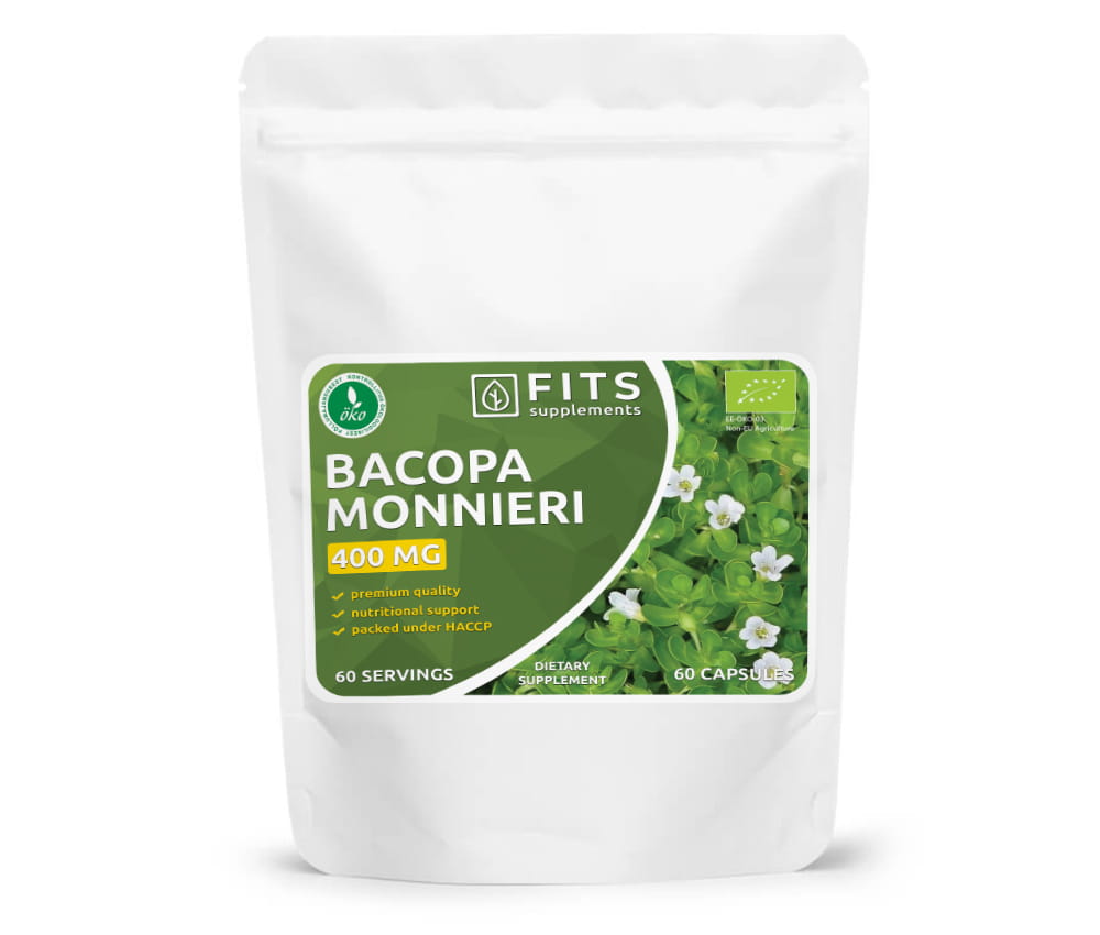 Bacopa Monnieri 400mg 60 kapsler