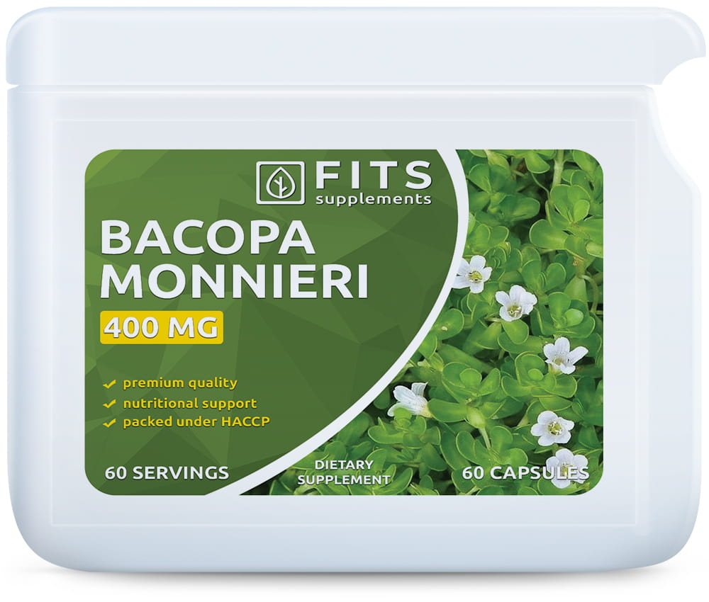 Bacopa Monnieri 400mg 60 kapsler