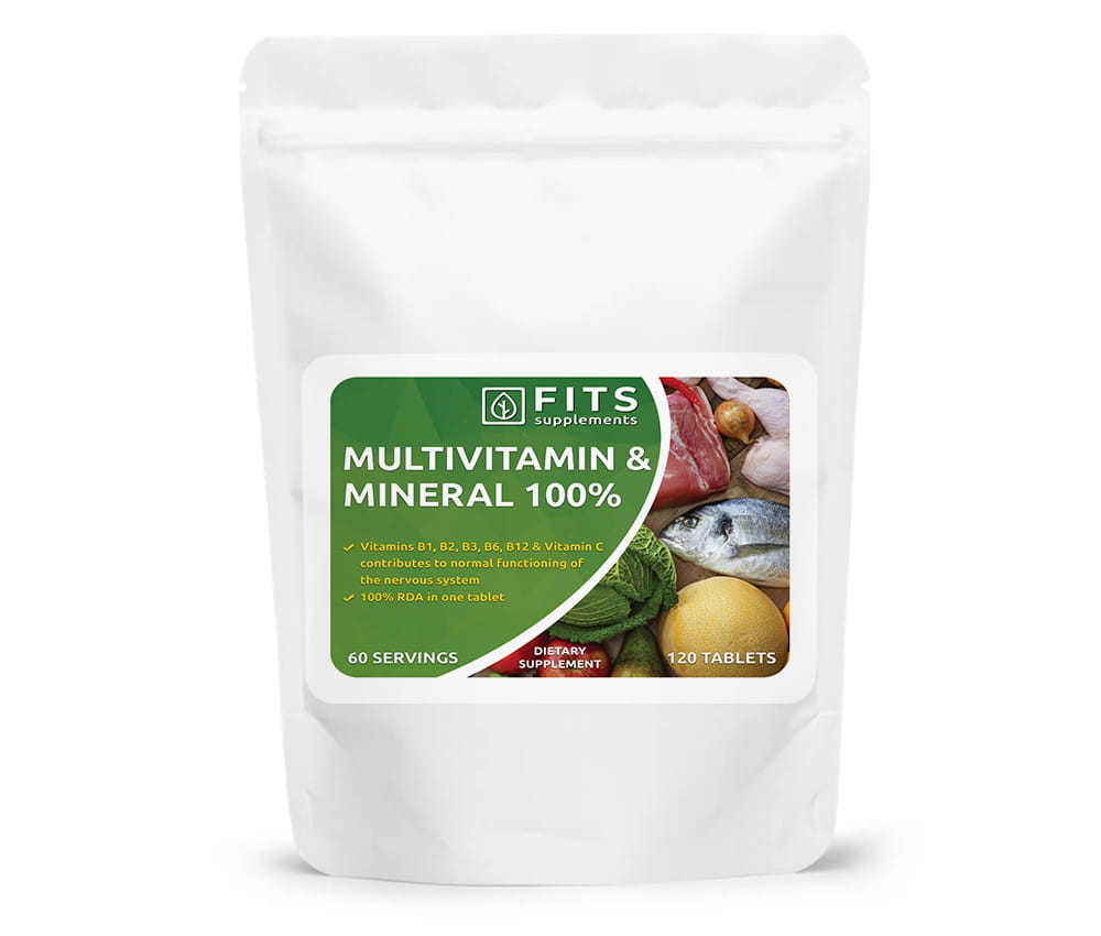 Multivitamin og mineral 100% 120 tabletter