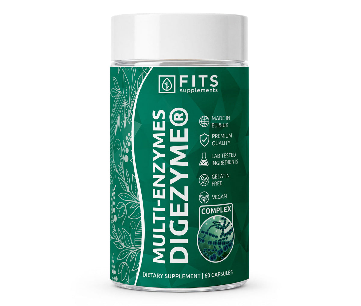 Multi-enzymkompleks DigeZyme® 300 mg 60 kapsler