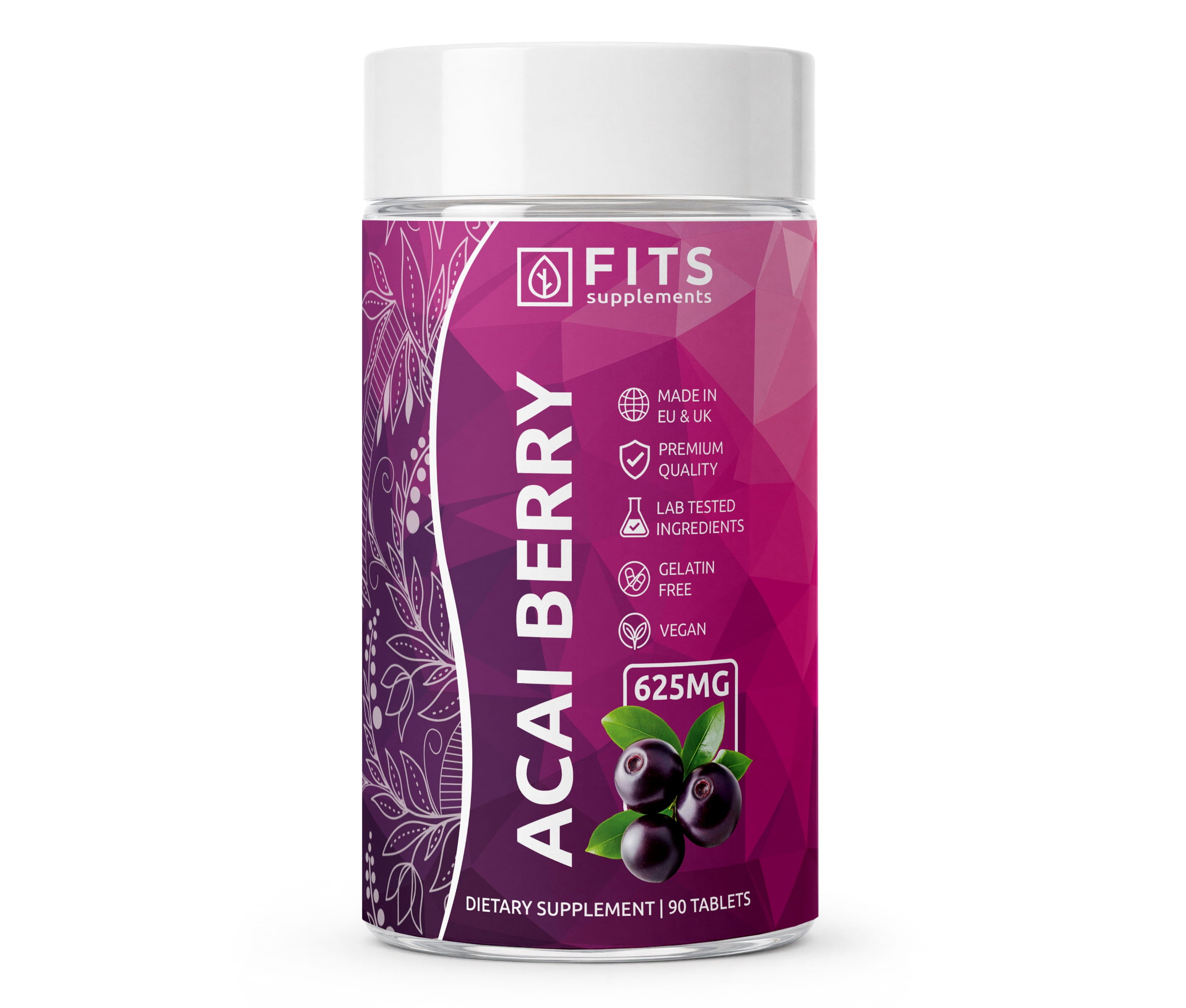 Acai Bær 625mg 90 tabletter