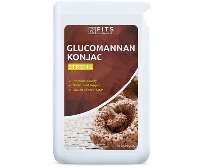 Glucomannan Konjac Stærk 600mg 90 kapsler
