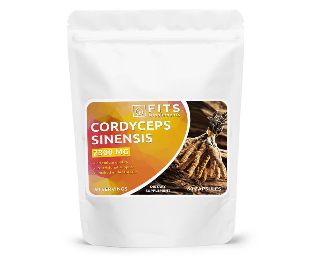 Cordyceps Sinensis Stærk 2300mg 60 kapsler