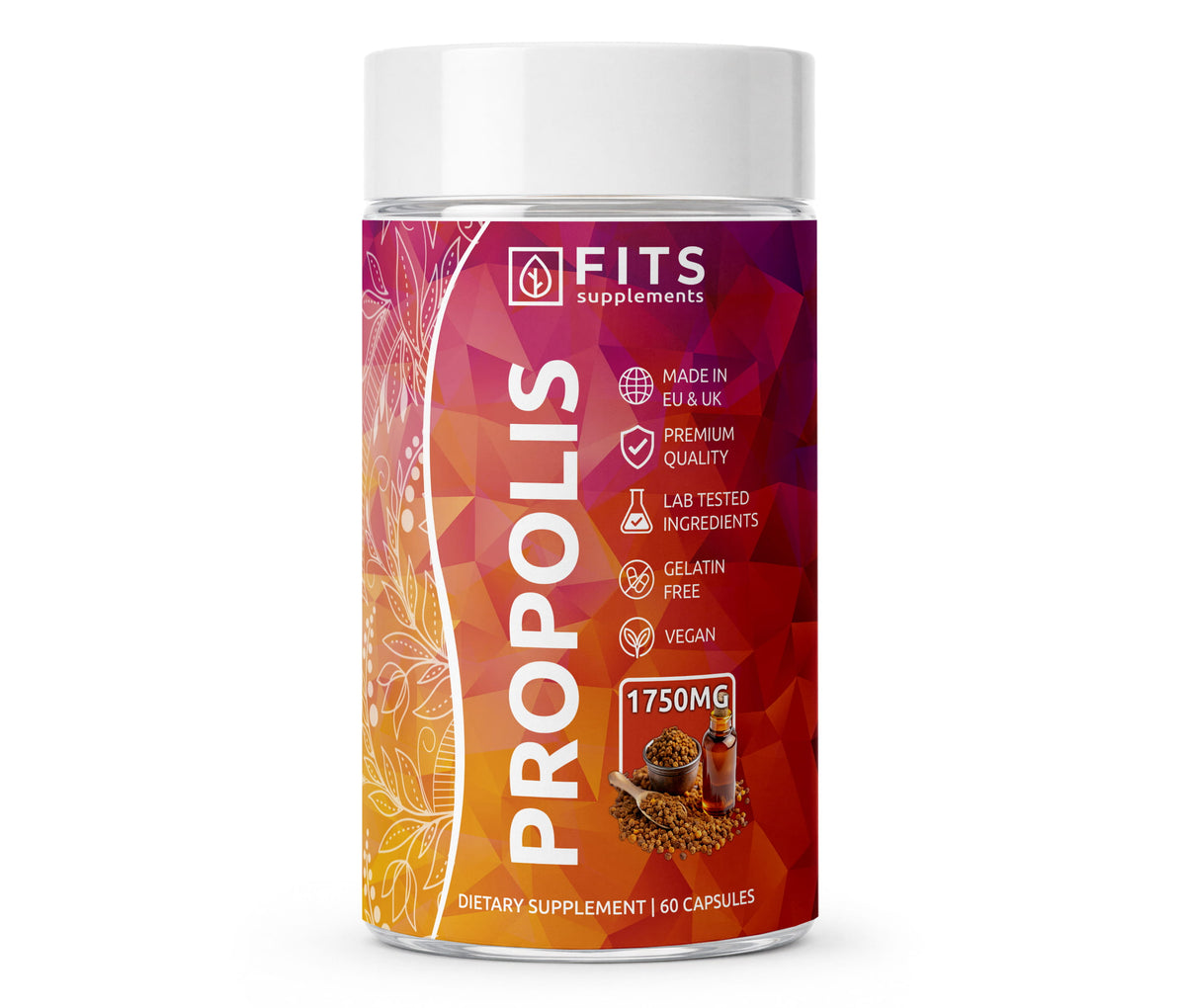 Propolis Strong 1750mg 60 kapsler