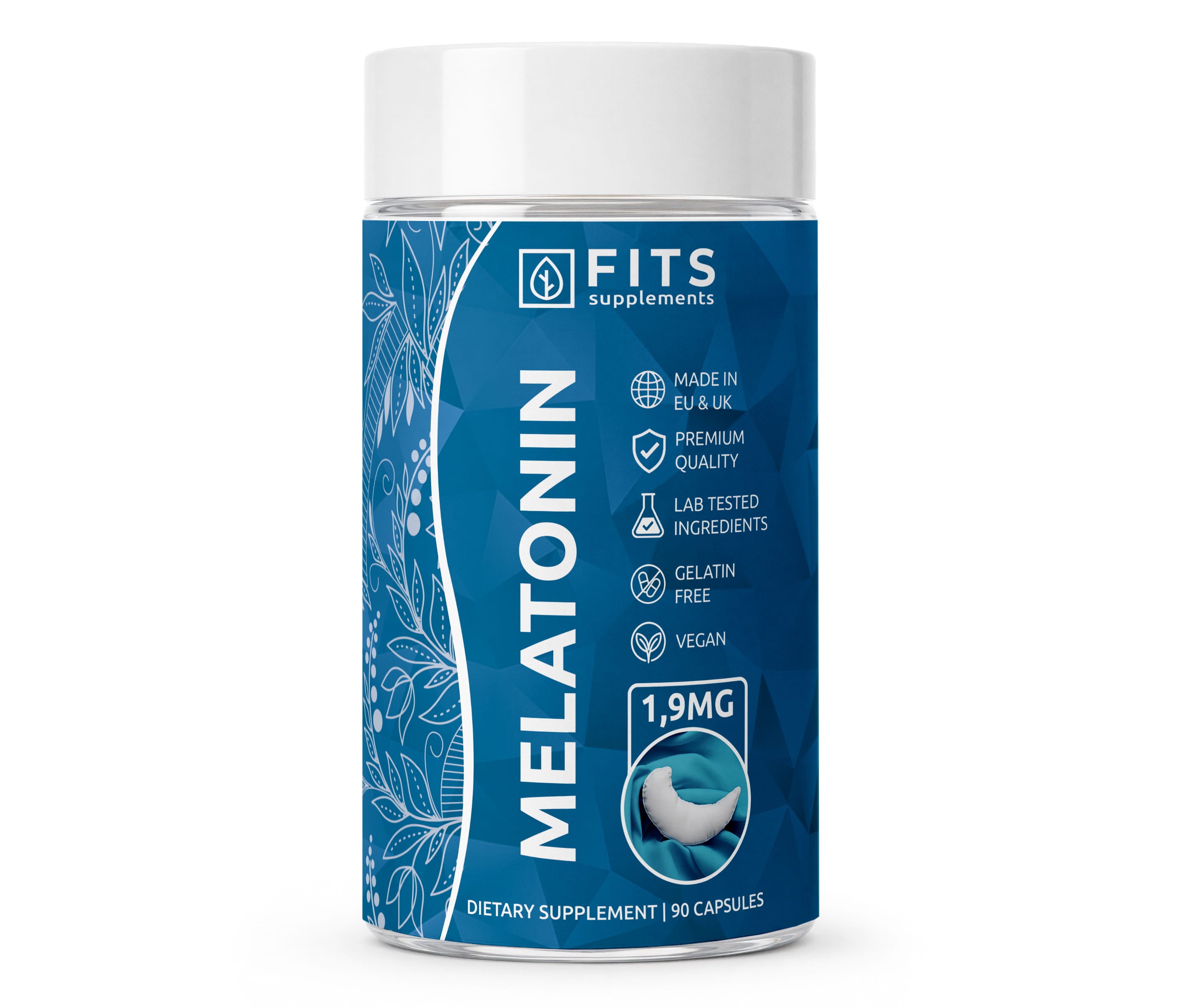 Melatonin 1,9mg 90 kapsler