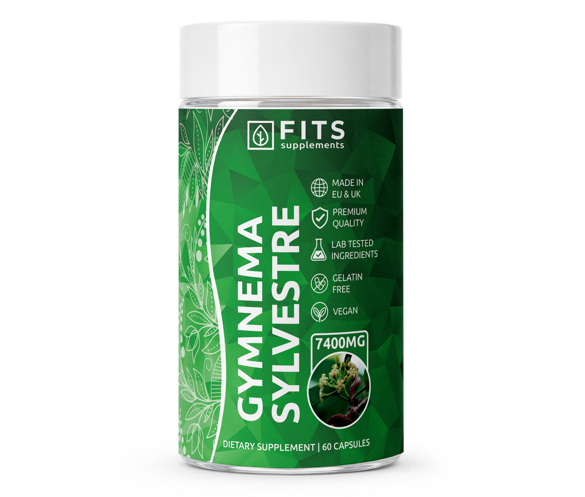 Gymnema Sylvestre Strong 7400 mg 60 kapsler