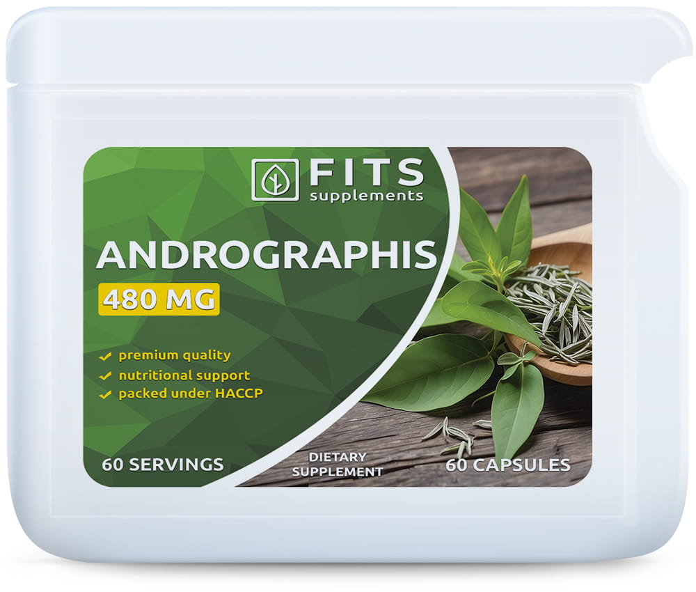Andrographis-ekstrakt 480 mg 60 kapsler