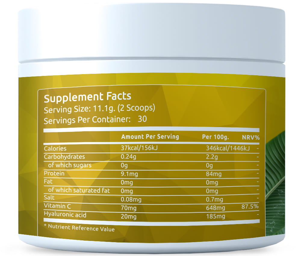 Premium Collagen Sødbanan 325g pulver