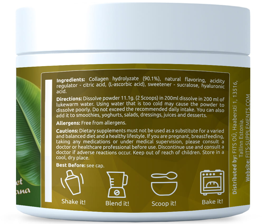 Premium Collagen Sødbanan 325g pulver