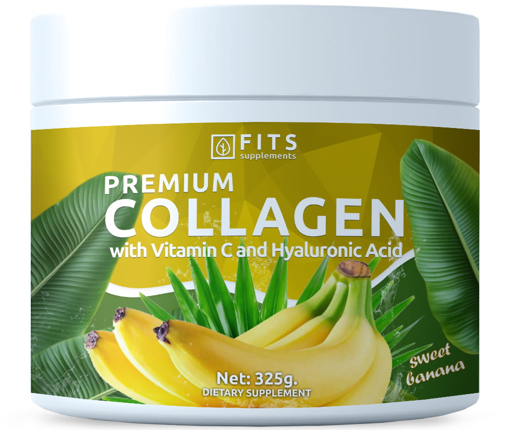 Premium Collagen Sødbanan 325g pulver